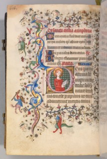 Hours of Charles the Noble, King of Navarre (1361-1425), fol. 301v, St. Cecilia, c. 1405. Master of