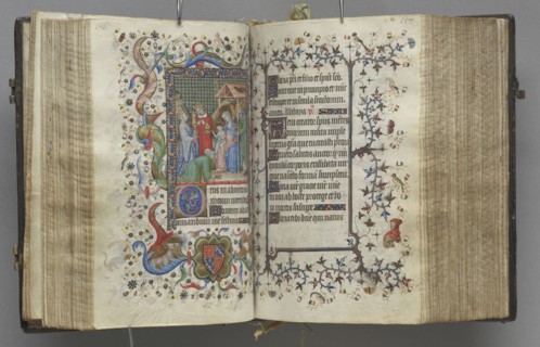 Hours of Charles the Noble, King of Navarre (1361-1425): fol. 79r, Text, c. 1405. Master of the