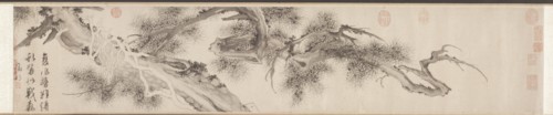 Old Pine Tree, late 1530s. Wen Zhengming (Chinese, 1470-1559). Handscroll, ink on paper; overall: