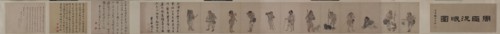 Beggars and Street Characters, 1516. Zhou Chen (Chinese, c. 1450-c. 1536). Handscroll, ink and