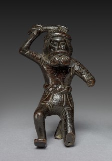 Wild Man, c. 1450. Germany, 15th century. Bronze; overall: 13.4 cm (5 1/4 in.)