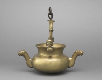 Lavabo, 1400s. South Netherlands, Valley of the Meuse, 15th century. Brass; diameter: 23.8 cm (9