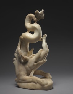 Jonah Swallowed, AD 280-290. Late Roman, Asia Minor, early Christian, 3rd century. Marble; overall: