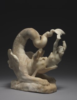 Jonah Cast Up, c. 280-290. Late Roman, Asia Minor, early Christian, 3rd century. Marble; overall: