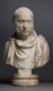 Portrait Bust of an Aristocratic Man, 280-290. Later Roman, Asia Minor, early Christian period, 3rd