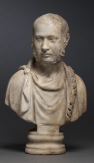 Portrait Bust of an Aristocratic Man, 280-290. Late Roman, Asia Minor, early Christian period, 3rd