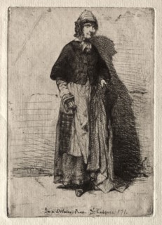 The Mother Gerard, 1858. James McNeill Whistler (American, 1834-1903). Etching
