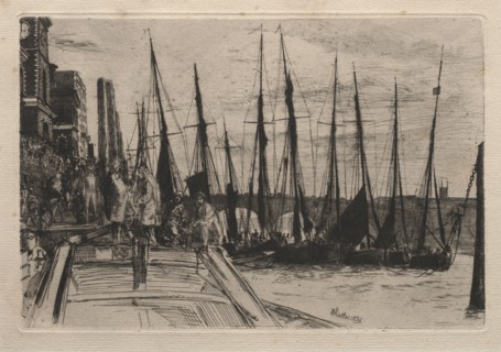 Billingsgate, 1859. James McNeill Whistler (American, 1834-1903). Etching