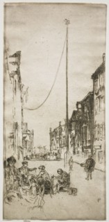 The Mast, 1880. James McNeill Whistler (American, 1834-1903). Etching
