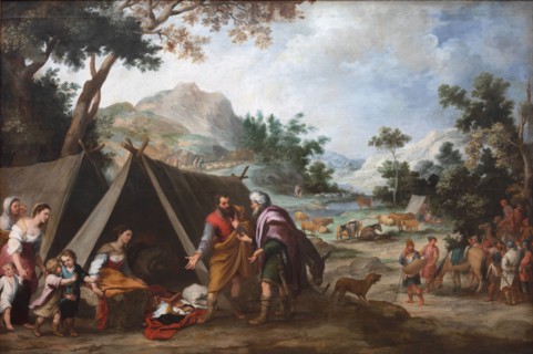 Laban Searching for his Stolen Household Gods, c. 1665-1670. Bartolomé Esteban Murillo (Spanish,
