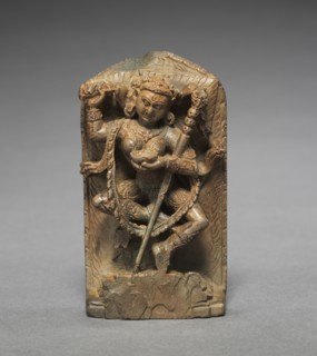 Vajravarahi: Dancing Tantric Buddhist Female Diety, 1000s-1100s. Nepal, 11th-12th century.