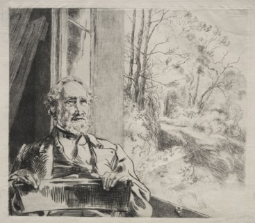 Meyer-Heine, c. 1872. Félix Bracquemond (French, 1833-1914), Alfred Cadart. Etching; sheet: 25 x 36