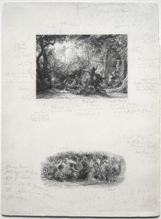 The Vine, 1852. Samuel Palmer (British, 1805-1881). Etching