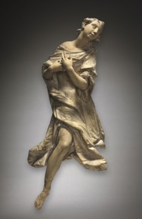 Kneeling Angel, c. 1760. Ignaz Günther (German, 1725-1775). Gessoed and painted wood; overall: 83.5