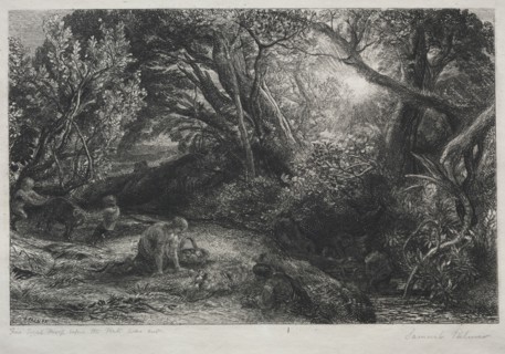 The Morning of Life, 1860-1861. Samuel Palmer (British, 1805-1881). Etching