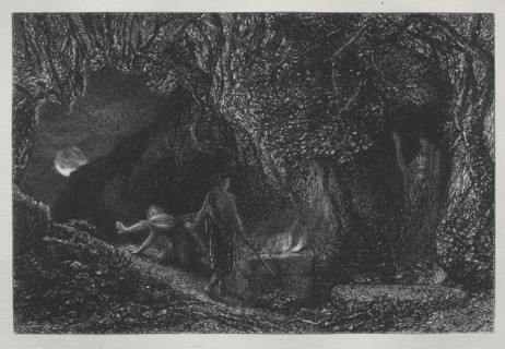 The Sepulchre, 1883. Samuel Palmer (British, 1805-1881). Etching