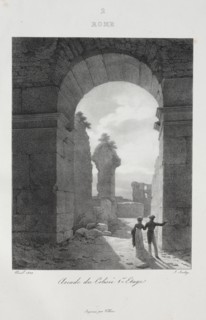 Voyage en Italie en 1822, 1833. Jean-Baptiste Isabey (French, 1767-1855). Lithograph