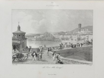 Voyage en Italie en 1822, 1833. Jean-Baptiste Isabey (French, 1767-1855). Lithograph