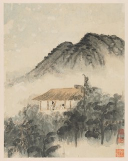 Reminiscences of Qinhuai River, 1642-1707. Shitao (Chinese, 1642-1707). Album leaf, ink and color