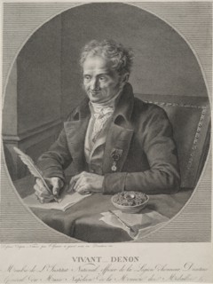 Dominique Vivant-Denon, 1810. Christophe Guerin (French, 1758-1831). Engraving