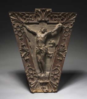 Crucifixion, c. 1680. (Southern?) France, 17th century. Terracotta; overall: 38.8 x 26.1 cm (15 1/4