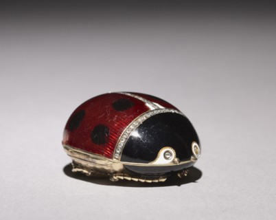 Ladybug Box, 1896-1903. Mikhail Evlampievich Perkhin (Russian, 1860-1903), firm of Peter Carl