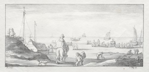 Along a Dutch Shore, 1811-1816. Ferdinand I Piloty (German, 1786-1844), after Pieter Molyn (Dutch,