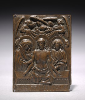 The Dead Christ Supported by the Virgin Mary and Saint John , 1427-1467. Hans Multscher (German, c.