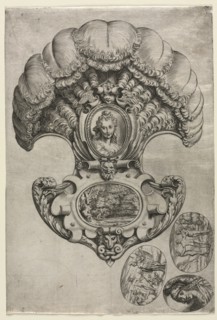 The Fan (L'Eventail ), c. 1589-1595. Agostino Carracci (Italian, 1557-1602). Etching