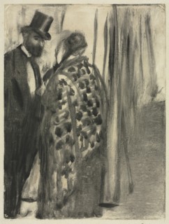 Conversation: Ludovic Halévy and Madame Cardinal (The Conversation) for "La Famille Cardinal" by