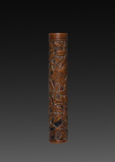 Brush with Carved Designs (brush cap), 1573-1619. China, Ming dynasty (1368-1644), Wanli mark and