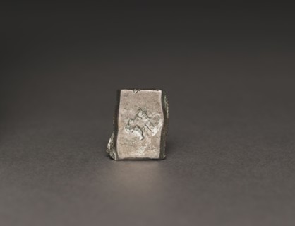 Punch-Marked Coin, 400-300 BC. India, Rajasthan, Maurya Period (322-185 BC). Silver; overall: 1.4 x