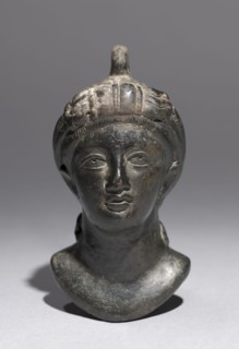 Balance Weight formed as the Bust of an Empress, c. 390-400. Byzantium, Theodosian period, 4th