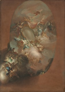 Study for "The Apotheosis of Ferdinand IV and Maria Carolina, King and Queen of Naples" (for the