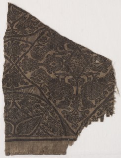 Fragment, 1420-1955. Iran or Iraq ?, 15th-20th century. Compound twill weave, silk; overall: 20.2 x