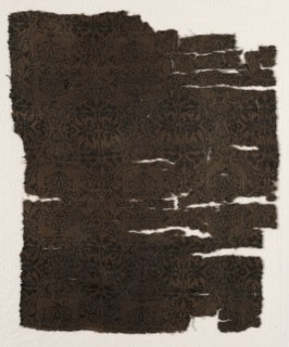 Fragment, 1100s - early 1200s. Iran or Iraq ?, 12th-early 13th century. Compound twill weave, silk;