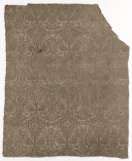 Fragment, mid 900s - mid 1000s. Iran, Buyid period, mid-10th to mid-11th century. Lampas weave,
