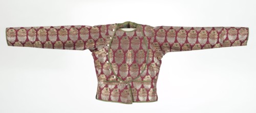 Jacket, 1800s. India, 19th century. Woven silk and metal threads, cotton; overall: 52 x 157.5 cm