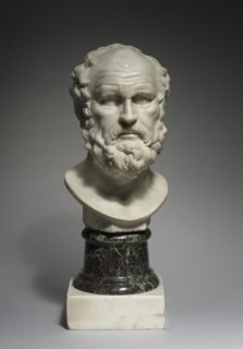 A Philosopher, 1662. Pierre Puget (French, 1620-1694). Marble; overall: 39.4 x 22.6 x 25.4 cm (15