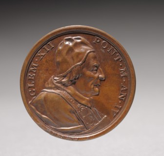 Portrait of Pope Clement XII Corsini (obverse and reverse), 1734. Ottone Hamerani (Italian,