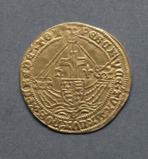 Noble, 1470-1471. England, Henry VI 1422-1461 (restored 1470-1471). Gold
