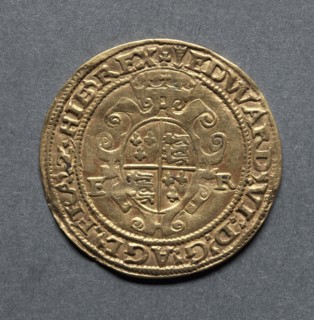 Half Sovereign (reverse), 1549-1550. England, Edward VI, 1547-1553. Gold