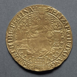 Sovereign of Thirty Shillings (obverse), 1583-1603. England, Elizabeth I, 1558-1603. Gold