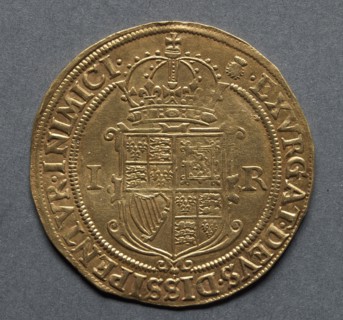 Sovereign (reverse), 1603-1604. England, James I, 1603-1625. Gold