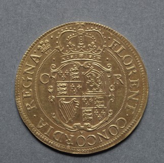 Tower Unite (reverse), 1630-1631. England, Charles I, 1625-1649. Gold