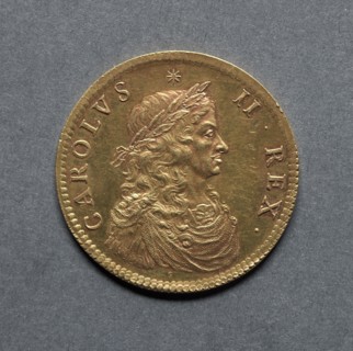 Broad [pattern] (obverse), 1660. Thomas Simon (British). Gold
