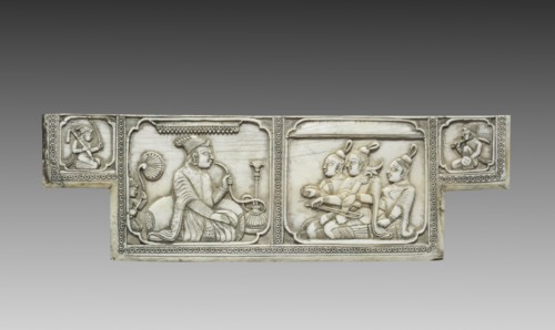 Panel from a Box, c. 1700. India, North East Deccan, Visakhapatnam district, Mughal Dynasty