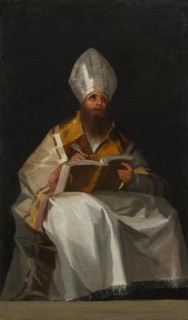 Saint Ambrose, c. 1796-1799. Francisco de Goya (Spanish, 1746-1828). Oil on canvas; framed: 148.7 x