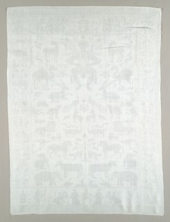 Napkin, c. 1675. Flanders, 17th century. Damask: linen; overall: 96 x 70.8 cm (37 13/16 x 27 7/8 in