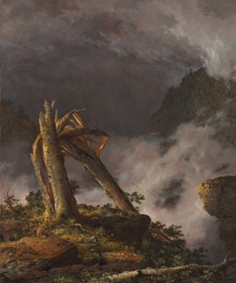 Storm in the Mountains, 1847. Frederic Edwin Church (American, 1826-1900). Oil on canvas; framed: